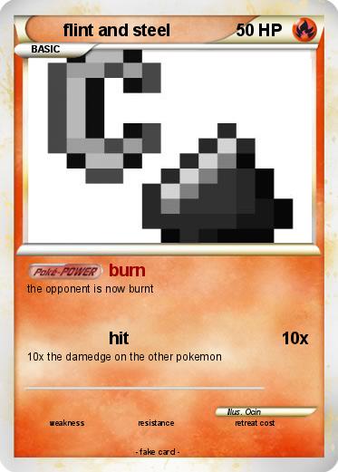 Pokemon flint and steel