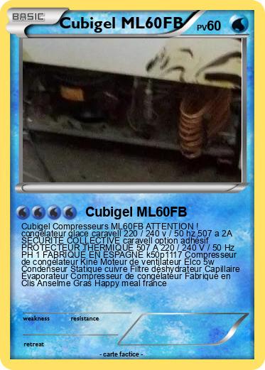 Pokemon Cubigel ML60FB