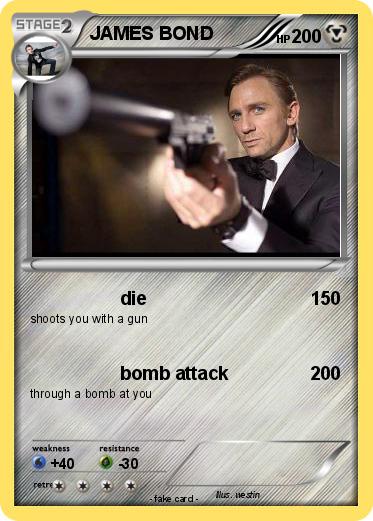 Pokemon JAMES BOND