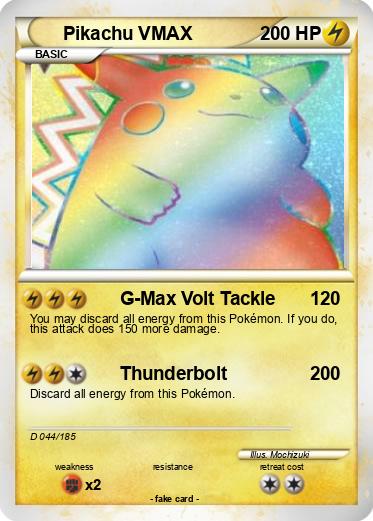 Pokemon Pikachu VMAX