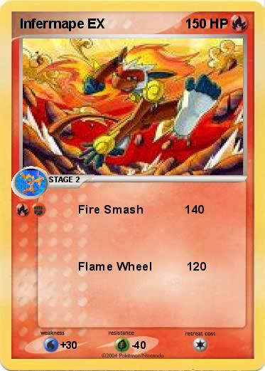 Pokemon Inferrnape EX   