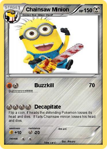 Pokemon Chainsaw Minion
