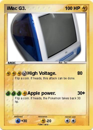 Pokemon iMac G3.