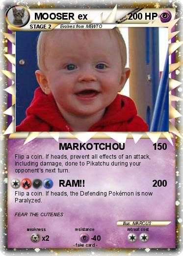 Pokemon MOOSER ex