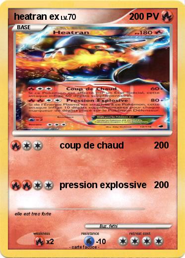 Pokemon heatran ex