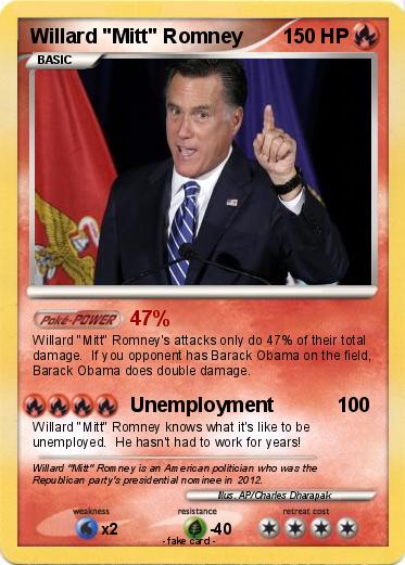 Pokemon Willard "Mitt" Romney