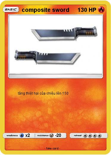 Pokemon composite sword