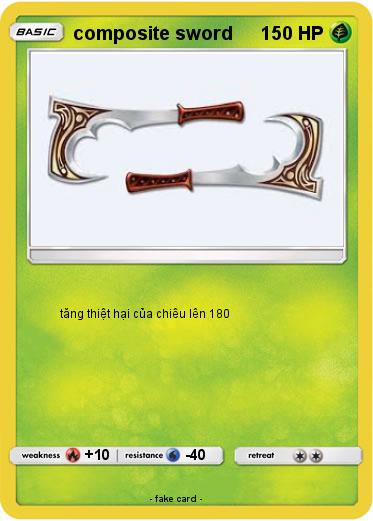 Pokemon composite sword