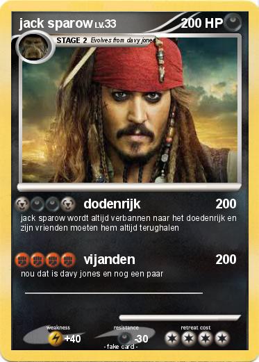 Pokemon jack sparow