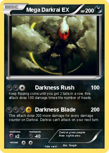 Pokemon Mega Darkrai EX