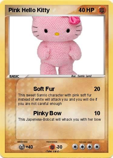 Pokemon Pink Hello Kitty