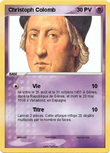 Pokemon Christoph Colomb