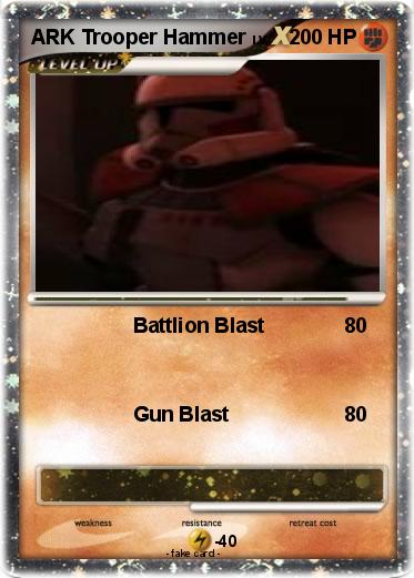 Pokemon ARK Trooper Hammer