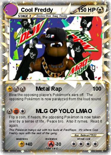 Pokemon Cool Freddy