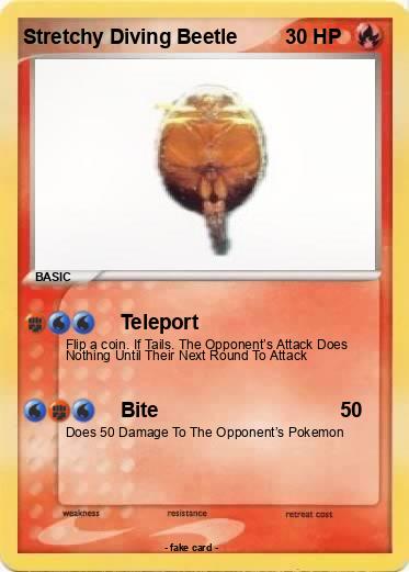 Pokemon Stretchy Diving Beetle