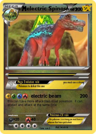 Pokemon electric Spinosaurus