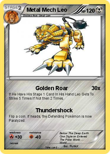 Pokemon Metal Mech Leo