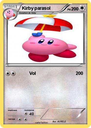 Pokemon Kirby parasol
