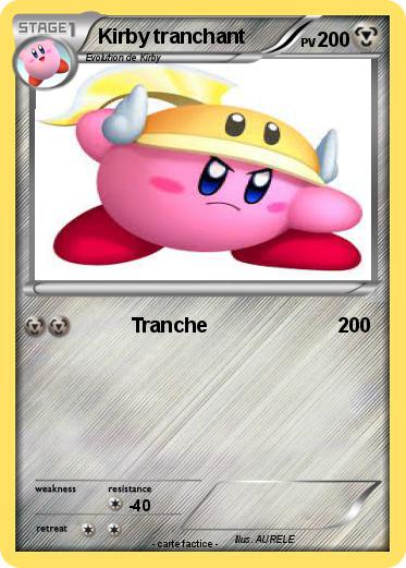 Pokemon Kirby tranchant
