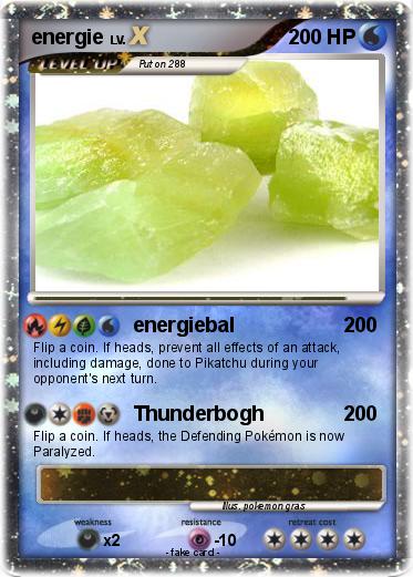 Pokemon energie