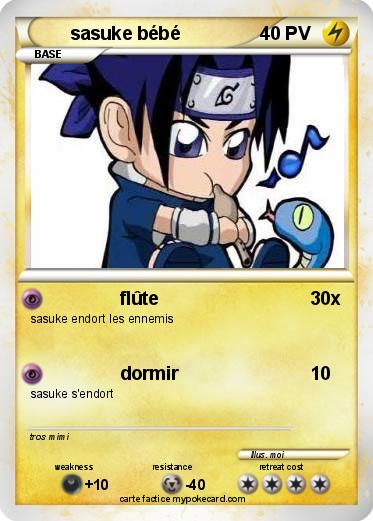 Pokemon sasuke bébé