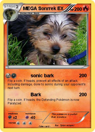 Pokemon MEGA Sonrrek EX