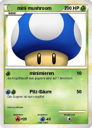 Pokemon mini mushroom