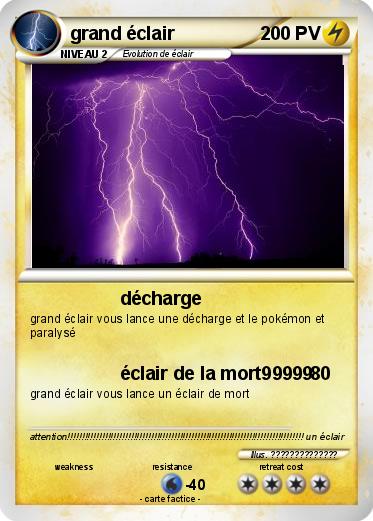 Pokemon grand éclair