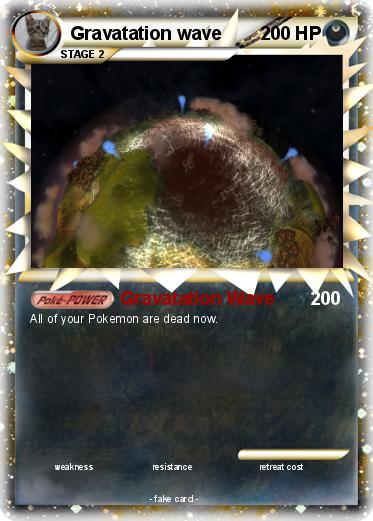 Pokemon Gravatation wave