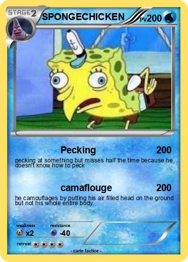Pokemon SPONGECHICKEN