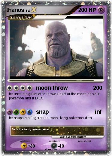 Pokemon thanos