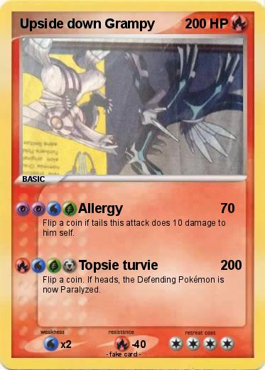 Pokemon Upside down Grampy