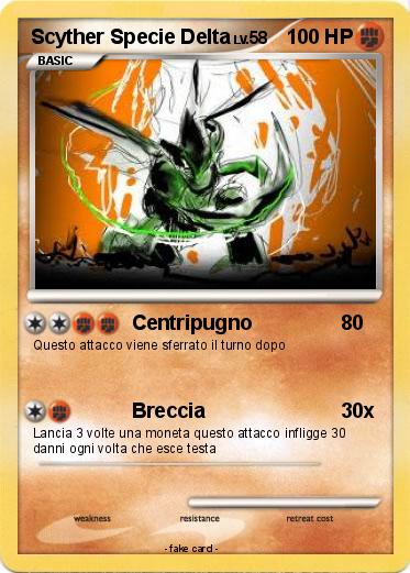 Pokemon Scyther Specie Delta