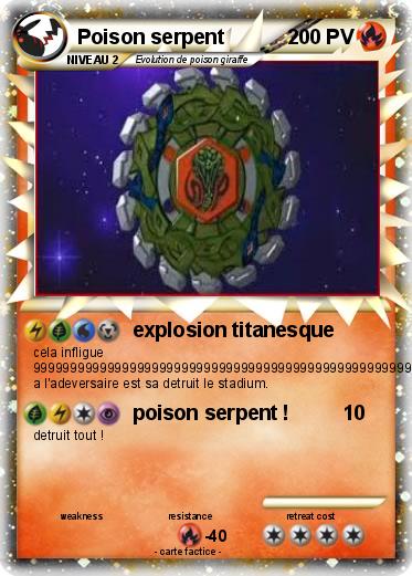 Pokemon Poison serpent