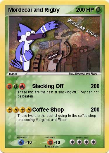 Pokemon Mordecai and Rigby
