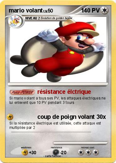 Pokemon mario volant