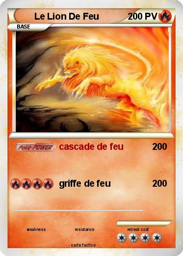 Pokemon Le Lion De Feu