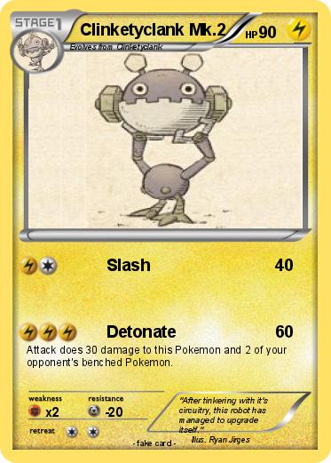 Pokemon Clinketyclank Mk.2