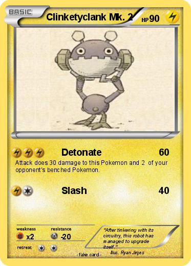 Pokemon Clinketyclank Mk. 2