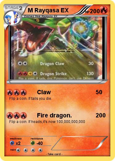 Pokemon M Rayqasa EX