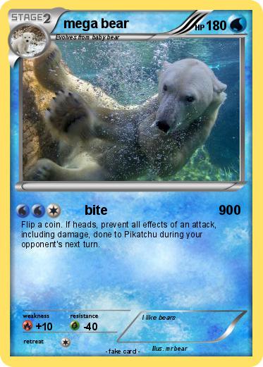 Pokemon mega bear