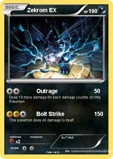 Pokemon Zekrom EX