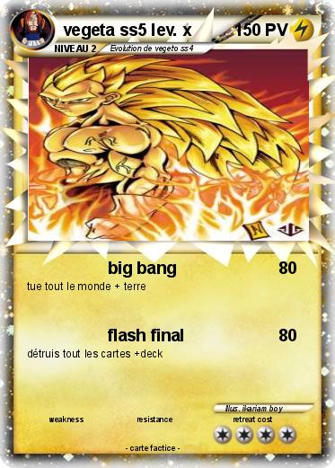 Pokemon vegeta ss5 lev. x