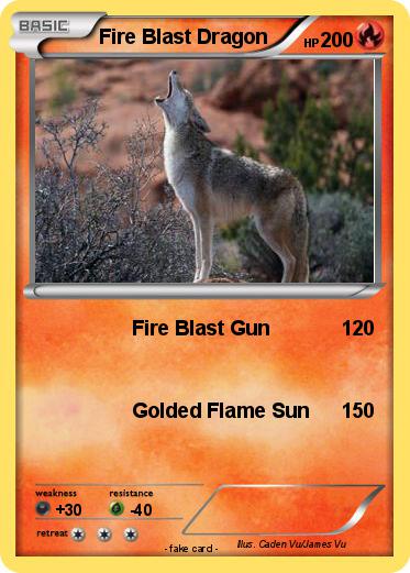 Pokemon Fire Blast Dragon