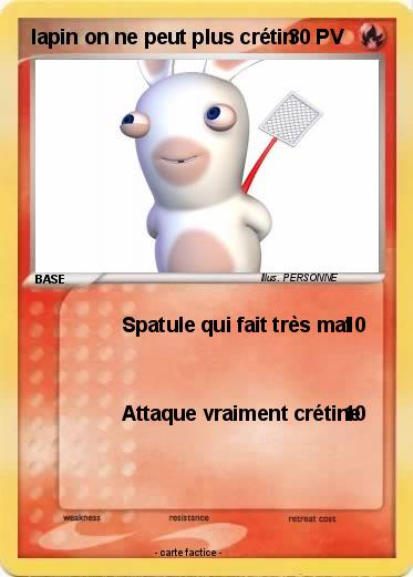 Pokemon lapin on ne peut plus crétin
