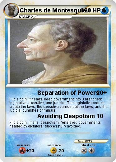 Pokemon Charles de Montesquieu