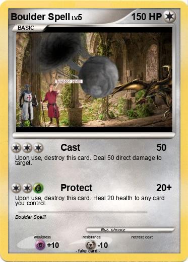 Pokemon Boulder Spell