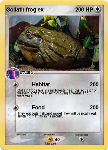 Pokemon Goliath frog ex