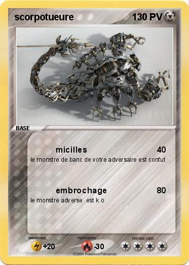 Pokemon scorpotueure