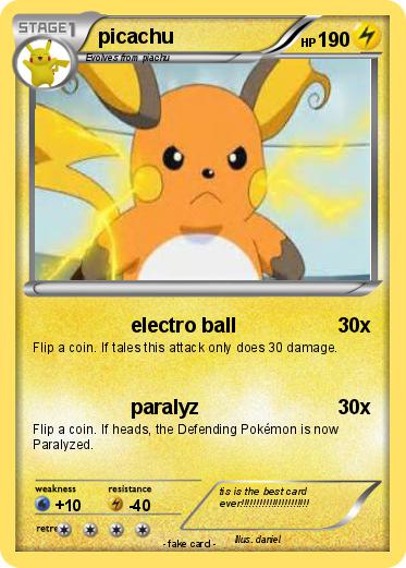 Pokemon picachu